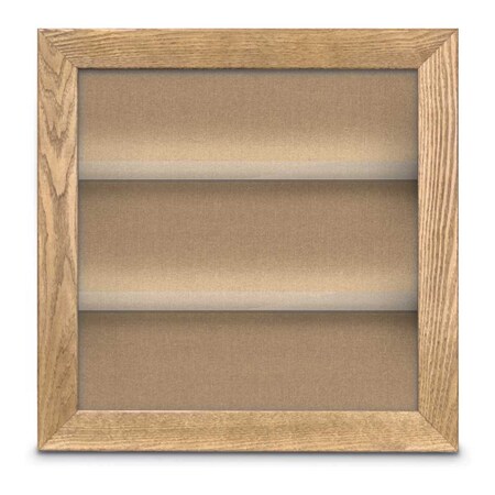 United Visual Products Outdoor Enclosed Combo Board, 42"x32", Gold Frame/Black & Medium Grey UVCB4232ODG-BLACK-MEDGRY